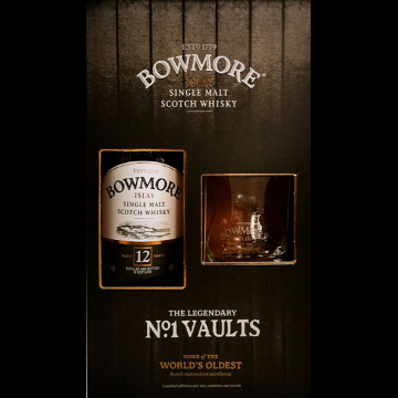 Bowmore 12 Years Old no.1 Vaults (gift pack)